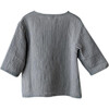 The Muslin Henley, Lead Gray - Tees - 2