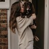 The Women's Oversized Terry Top, Ecru - Tees - 2