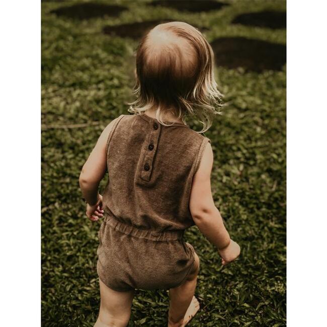 The Vintage Romper, Walnut - Rompers - 3