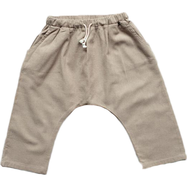 The Linen Trouser, Oatmeal - Pants - 1