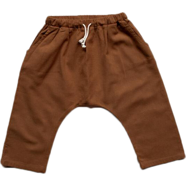 The Linen Trouser, Rust - Pants - 1