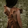 The Linen Pinafore, Rust - Dresses - 2 - thumbnail