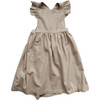 The Linen Pinafore, Oatmeal - Dresses - 1 - thumbnail