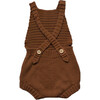 The Knit Romper, Rust - Rompers - 2 - thumbnail