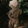 The Frill Linen Top, Camel - Tees - 2