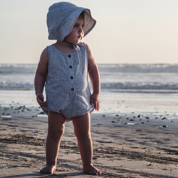 The Freedom Romper, French Stripe - Rompers - 2