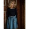 The Denim Skirt, Light Denim - Skirts - 4