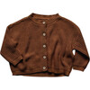 The Chunky Cardigan, Rust - Cardigans - 1 - thumbnail