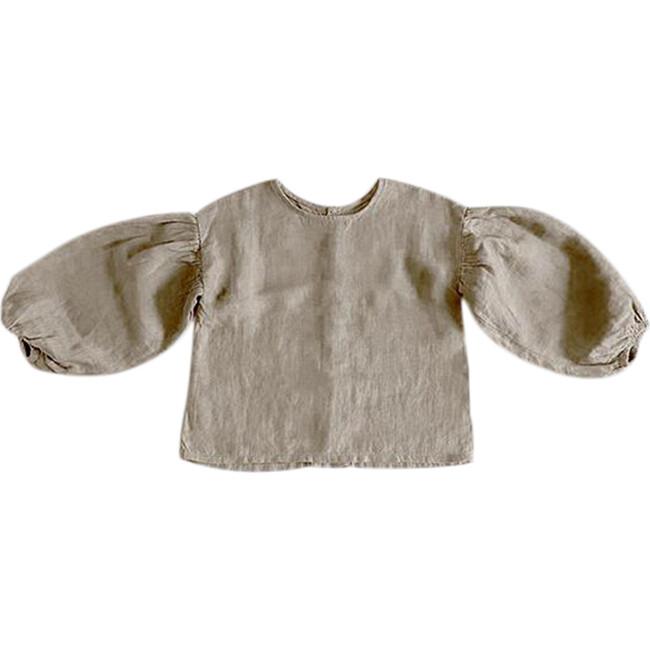 The Balloon Sleeve Top, Oatmeal