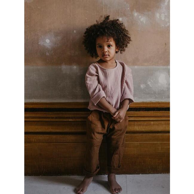 The Button Back Top, Antique Rose - Sweaters - 4