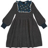 Nightingale Dress, Charcoal - Dresses - 1 - thumbnail