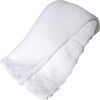 Knit Receiving Blanket, White - Blankets - 1 - thumbnail