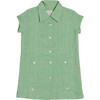 Guayabera Dress, Green - Dresses - 1 - thumbnail