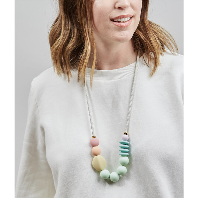 *Exclusive* Rainbow Sherbet Signature Teething Necklace