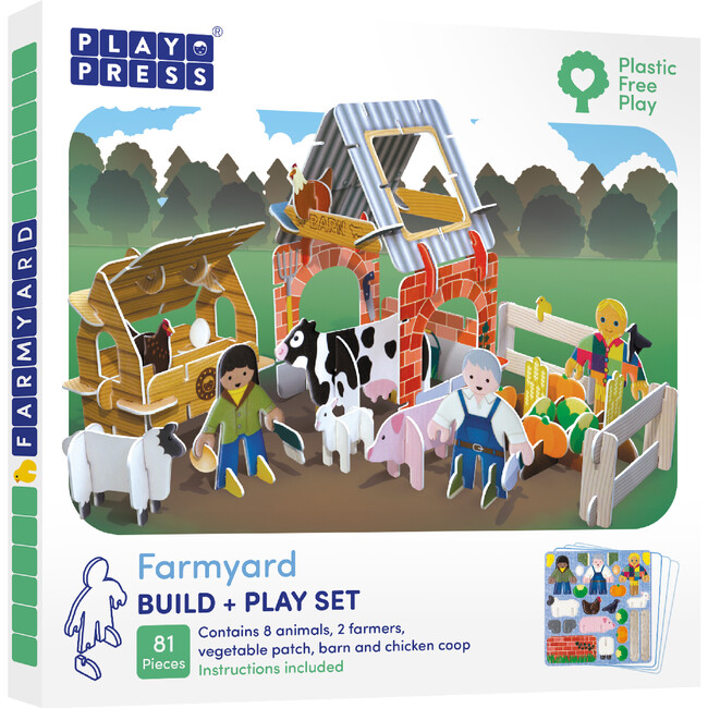 Farmyard Playset - Role Play Toys - 1