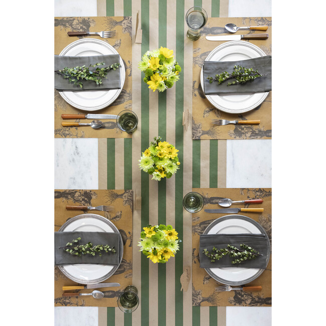 Kraft Green Classic Stripe Runner - Party - 3