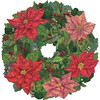 Poinsettia Wreath Placemat - Party - 1 - thumbnail