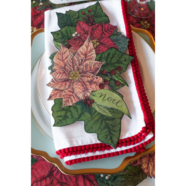 Poinsettia Table Accent - Party - 2