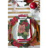 Poinsettia Wreath Placemat - Party - 2