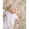 Bouquet Gown, White with Dusty Rose Trim - Ceremonial Dresses - 2