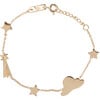 Children's Stargazer Bracelet, Gold Plated - Bracelets - 1 - thumbnail