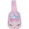 Miss Gwen Rainbow Crown Mini Sling Backpack, Pink - Backpacks - 1 - thumbnail