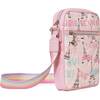 Paris Amour Print Passport Bag, Pink - Bags - 2