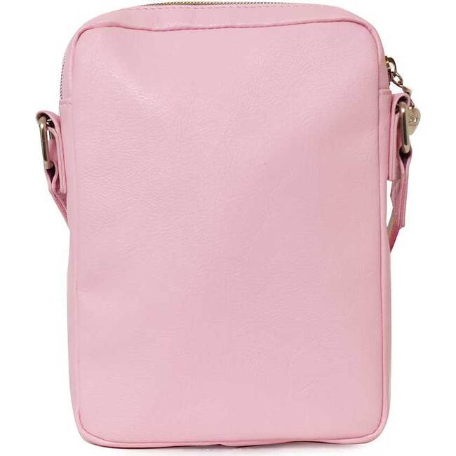 Paris Amour Print Passport Bag, Pink - Bags - 3