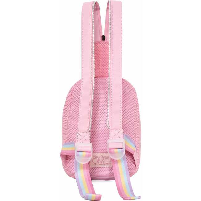Miss Gwen Rainbow Crown Mini Sling Backpack, Pink - Backpacks - 4