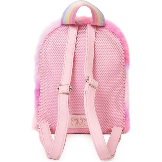Miss Gwen Butterfly Crown Plush Mini Backpack, Pink - Backpacks - 3