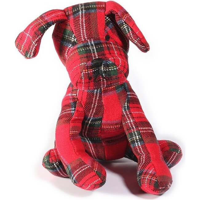 Puppy Door Stopper, Plaid - Accents - 1