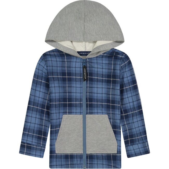 3-Piece Hoodie Tee Set, Blue - Sweaters - 3