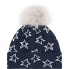 Star Hat and Glove Set, Navy - Hats - 5