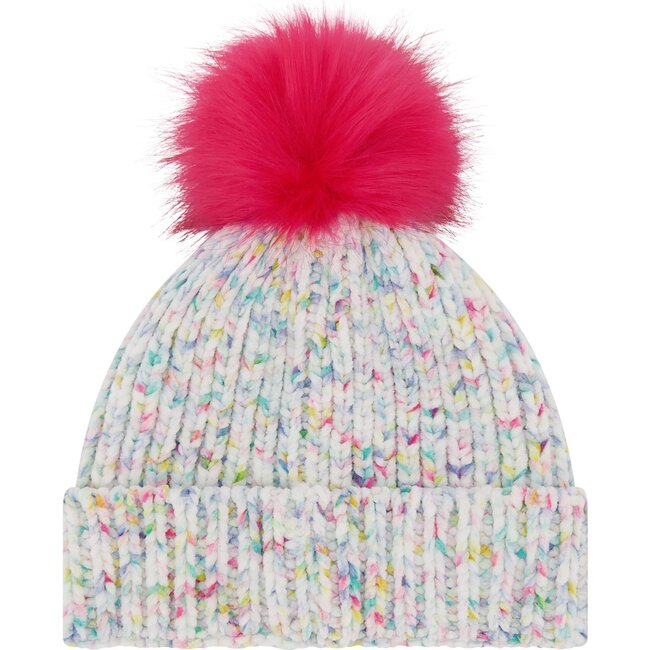Chenille Hat and Glove Set, Multi - Hats - 3
