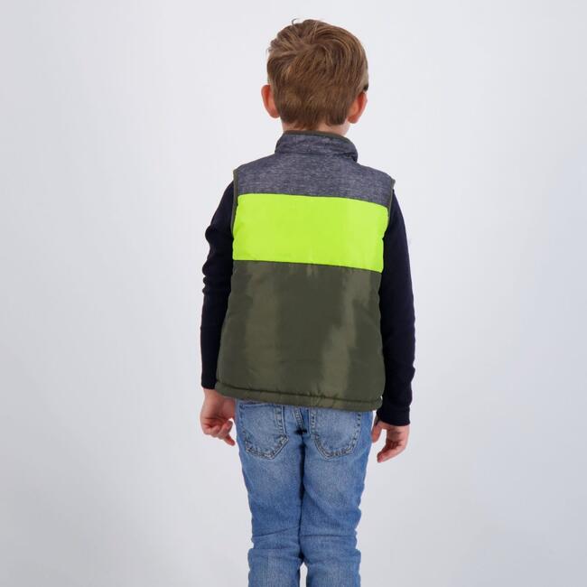Reversible Sherpa Vest, Green - Vests - 3