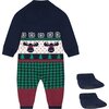 Baby Holiday Sweater Romper, Multi - Rompers - 2