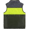 Reversible Sherpa Vest, Green - Vests - 7