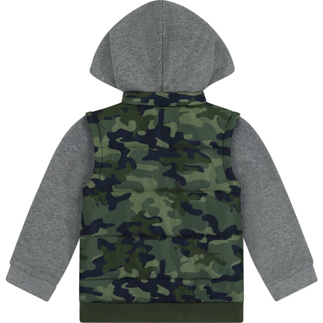 Puffer Camo Vest Combo, Multi - Jackets - 4