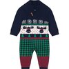 Baby Holiday Sweater Romper, Multi - Rompers - 3