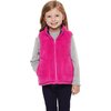 Reversible Heart Sherpa Vest, Pink and Navy - Vests - 4