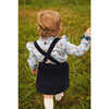 Corduroy Suspender Skirt, Navy - Skirts - 4