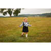 Corduroy Suspender Skirt, Navy - Skirts - 5