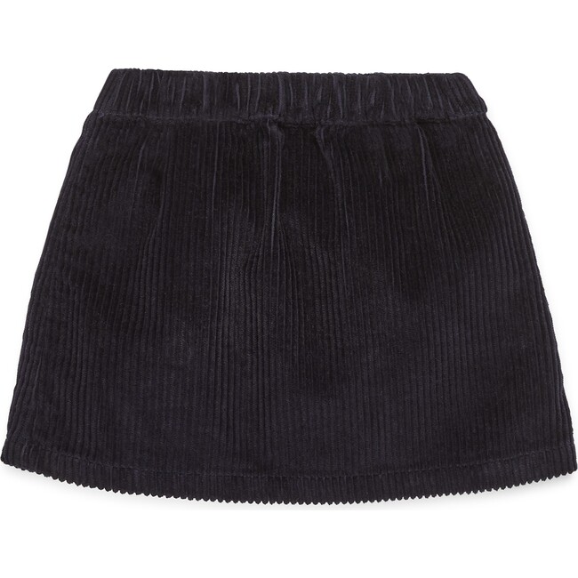Corduroy Suspender Skirt, Navy - Skirts - 7