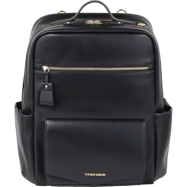 Peek A Boo Backpack, Black - Diaper Bags - 1