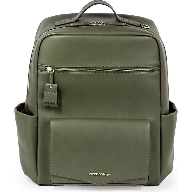 Peek A Boo Backpack, Olive - Diaper Bags - 1
