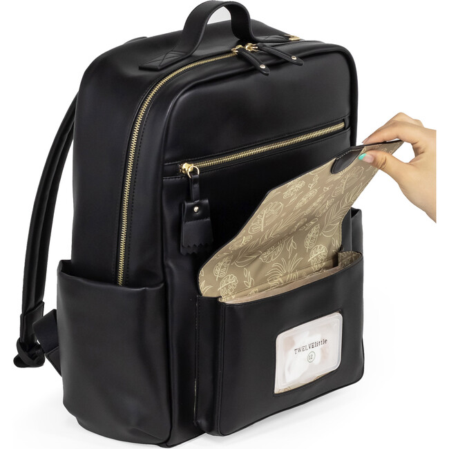 Peek A Boo Backpack, Black - Diaper Bags - 3