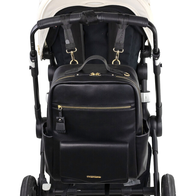 Peek A Boo Backpack, Black - Diaper Bags - 5