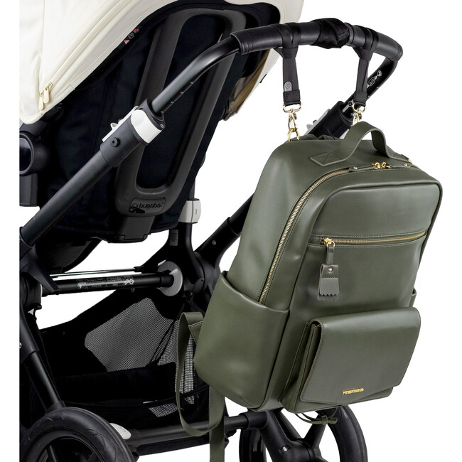 Peek A Boo Backpack, Olive - Diaper Bags - 5