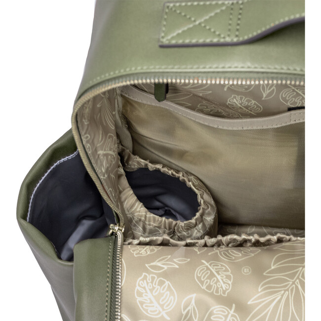 Peek A Boo Backpack, Olive - Diaper Bags - 6