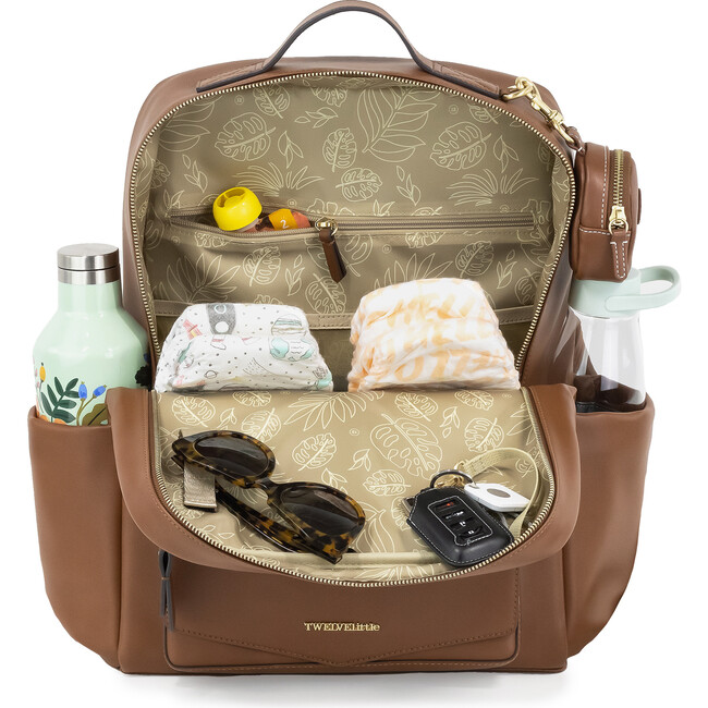 Peek A Boo Backpack, Olive - Diaper Bags - 7